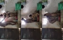 Desi Boudi Bathing and Fucking