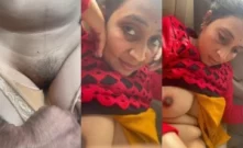 Desi Wife Boobs and Pussy Video Record By Hubby