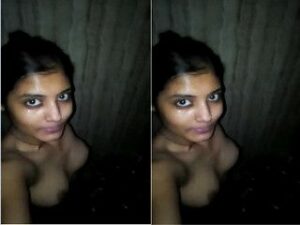 Cute Bangla Girl bathing