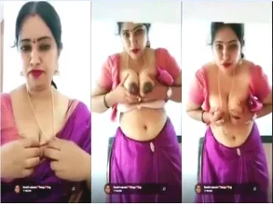 Desi Telugu Wife Shows Boobs Desi Telugu Wife Shows Boobs