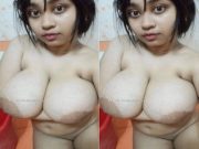 Super Horny Bangla Girl Shows Her Big Boobs and Masturbating Part 1